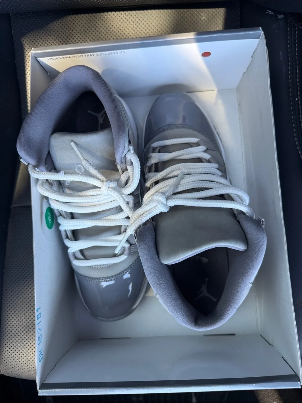 Jordan Air Jordan 11 Retro (GS) Medium Grey Multi Color Box Label